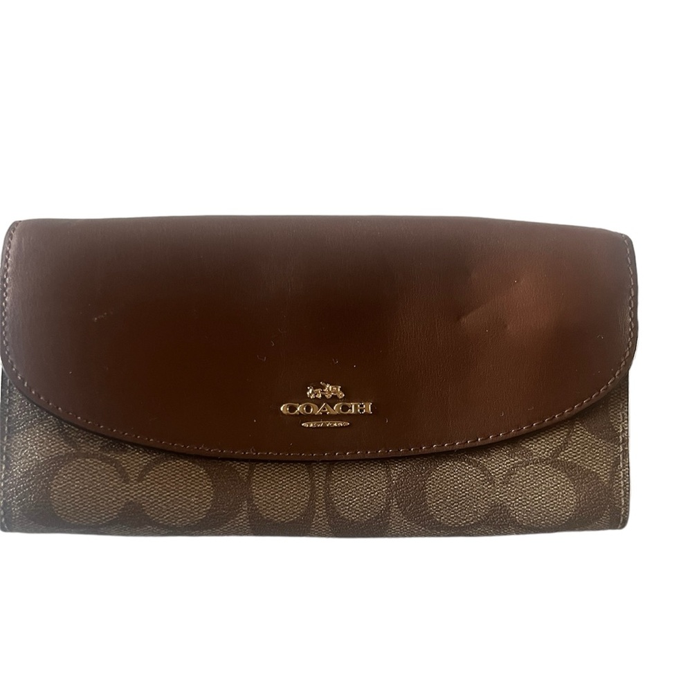 Coach Brown Signature Wallet